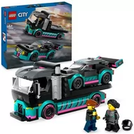 Klocki - LEGO 60406 City Samochód wyścigowy i laweta - miniaturka - grafika 1