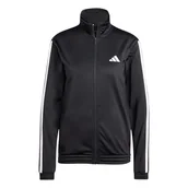 Koszulki i topy damskie - adidas Kobiety TRICOT 3-STRIPES TRACKTOP, black/white, XL - miniaturka - grafika 1