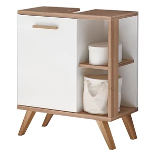 Biała szafka pod umywalkę bez baterii 61x65 cm Set 923 – Pelipal - Szafki łazienkowe - miniaturka - grafika 1