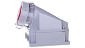 Gniazdka elektryczne - Gniazdo stałe 63A 5P 400V czerwone IP67 135-6p - miniaturka - grafika 1