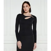 Bluzki damskie - GUESS Bluzka ZAMA | Slim Fit - miniaturka - grafika 1