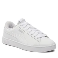 Buty dla dziewczynek - Sneakersy Puma Rickie Classic Jr 394252-08 Puma White/Puma White - miniaturka - grafika 1