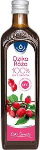 Oleofarm Sok dzika róża 100% sok z owoców 490ml - - Soki i napoje niegazowane - miniaturka - grafika 1