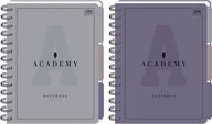 Zeszyty szkolne - Interdruk Kołozeszyt z przekładkami A5 PP Academy kratka 100 kartek - miniaturka - grafika 1