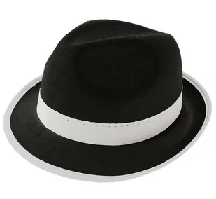 Kapelusz gangster Nakrycie głowy czarny - Czapki męskie - miniaturka - grafika 1