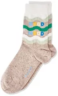 Skarpetki damskie - FALKE Unisex dziecięce skarpety Colourful Mind K So, beżowy (beżowy mel. 4068), 31-34 - miniaturka - grafika 1