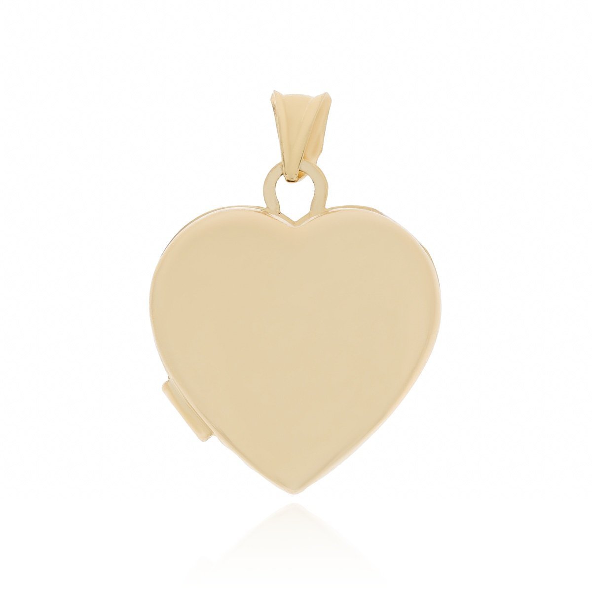 Złota zawieszka puzderko duże serce pr. 585