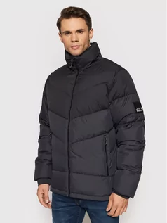 Kurtki męskie - Jack Wolfskin Kurtka puchowa 365 Fearless 1206421 Czarny Regular Fit - grafika 1