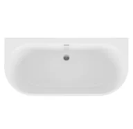 Wanny - Polimat Sola Wanna wolnostojąca przyścienna 160x75 cm czarny mat 00381 - odbiór osobisty: Kraków, Warszawa - miniaturka - grafika 1