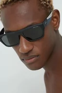 Okulary przeciwsłoneczne - Armani Exchange okulary przeciwsłoneczne męskie kolor czarny - miniaturka - grafika 1