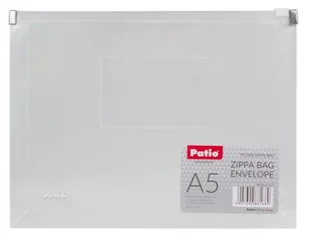[BS] KOPERTA A5 ZIPPA BAG BEZBARWNY DO PODPISANIA PATIO - Teczki i skoroszyty - miniaturka - grafika 1