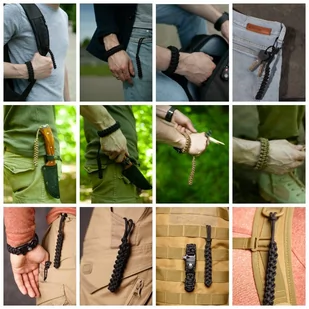 EDCX - Brelok surwiwalowy "Lizzard" z podpałką - Coyote Brown - 2287 - Survival - akcesoria - miniaturka - grafika 2
