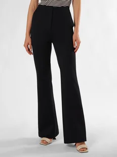 BOSS Spodnie Kobiety niebieski wypukły wzór tkaniny, 36 - Spodnie damskie - miniaturka - grafika 1