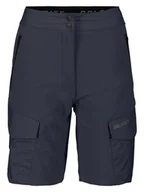 Spodnie sportowe damskie - DOLOMITE Szorty funkcyjne "Cristallo Tech" w kolorze granatowym - miniaturka - grafika 1