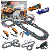 Tory, garaże, parkingi - Tor Wyścigowy 3w1 RC Podświetlane Pętle Samochody Kontrolery 560 cm - miniaturka - grafika 1