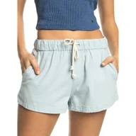 Spodenki damskie - Spodenki damskie Roxy Go To The Beach jeansowe bawełniane krótkie-XL - miniaturka - grafika 1