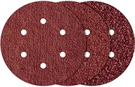 Materiały ścierne - Wolfcraft Krążki ścierne samoprzyczepne korund śr. 150 mm granulacja 60, 120, 240 (12szt.) 1838000 - miniaturka - grafika 1