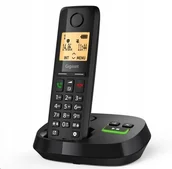 Telefony stacjonarne - Gigaset Pure 300 AM Black - miniaturka - grafika 1