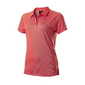 Koszulki i topy damskie - Wilson Damska koszulka polo w kropki, różowa - miniaturka - grafika 1