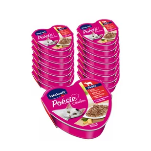 Vitakraft POESIE mokra karma dla kota cielęcina z serem 24x85g 56535-uniw - Mokra karma dla psów - miniaturka - grafika 1