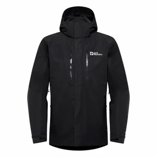 Męska kurtka 3w1 Jack Wolfskin JASPER 3IN1 JKT M black - XXL - Kurtki męskie - miniaturka - grafika 1