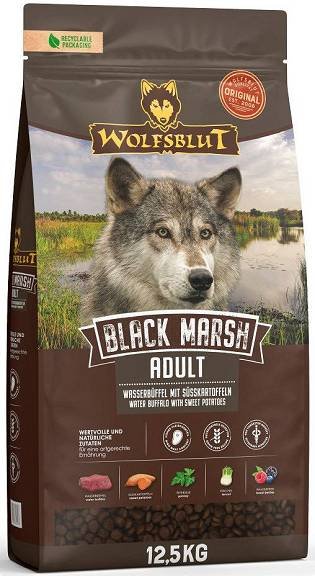 Wolfsblut Dog Black Marsh - bawół i dynia 12,5kg