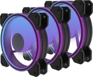 Wentylatory komputerowe - Wentylator PREYON EAGLE EYE 120 PWM ARGB 3-PACK - miniaturka - grafika 1