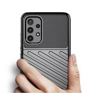 Thunder Case elastyczne pancerne etui pokrowiec Samsung Galaxy A32 4G czarny - Etui i futerały do telefonów - miniaturka - grafika 3