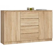 Komody - Skandynawska komoda do pokoju dziecięcego dąb sonoma - Bedixo 3X - miniaturka - grafika 1