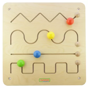 Masterkidz MASTERKIDZ Tablica Przesuwna Mała Motoryka ME03713 - Tablice dla dzieci - miniaturka - grafika 1