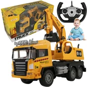 Zabawy w naśladowanie dorosłych - Duża Zdalnie Sterowana Ciężarówka R/C Koparka U935 - miniaturka - grafika 1