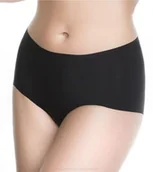 Komplety bielizny - Figi damskie bezszwowe z wysokim stanem BLISS MAXI Julimex czarne  XL - miniaturka - grafika 1