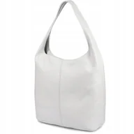 Torebki damskie - Torebka skórzana damska duża A4 shopperka klasyczna na ramię włoska skóra - miniaturka - grafika 1