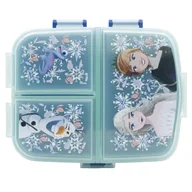 Zestawy naczyń dla dzieci - FROZEN KRAINA LODU Pudełko Organizer Lunchbox 4 komory XL - miniaturka - grafika 1