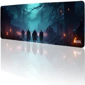 Podkładki pod mysz - DUŻA PODKŁADKA POD MYSZKĘ Zmutowany Cmentarz 80x30 TILT Antypoślizgowa - miniaturka - grafika 1