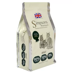 Simpsons Premium Adult Cat 90/10 - 6 kg - Sucha karma dla kotów - miniaturka - grafika 1