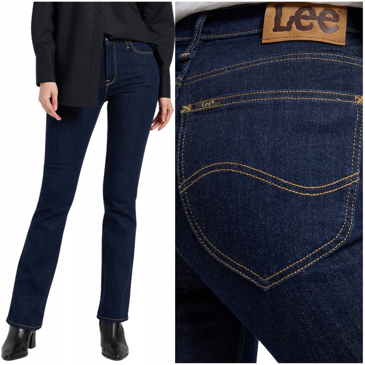 Lee Breese Boot bootcut One rozszerzane damskie spodnie jeansowe W27 L31