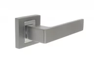 Klamki - Klamka INFINITY APOLLO z rozetą kwadratową tytan/chrom (KAO 200) - miniaturka - grafika 1