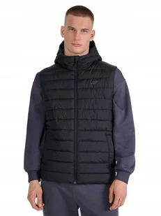 Męska kamizelka 4F bezrękawnik z kapturem VJAM225 20S L - Garnitury - miniaturka - grafika 1