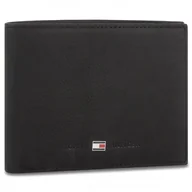 Portfele - Duży Portfel Męski Tommy Hilfiger Johnson Cc And Coin Pocket AM0AM82565/AM0AM00659 Czarny - miniaturka - grafika 1