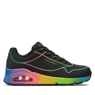 Sneakersy damskie - Sneakersy Skechers Uno Pop Of Sunshine 155148/BKMT Czarny - miniaturka - grafika 1