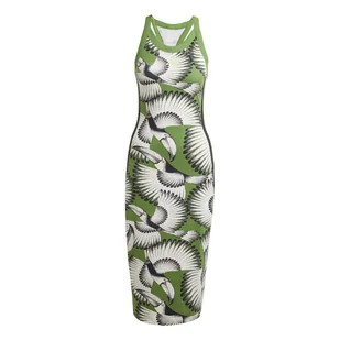 Damska Sukienka ADIDAS FARM DRESS JD6314 – Zielony - Sukienki - miniaturka - grafika 1