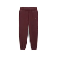 Spodnie damskie - Damskie Spodnie PUMA ESS ELEVATED COMFORT WASH SWEATPANTS FL 68810496 – Bordowy - miniaturka - grafika 1