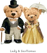 Pasmanteria - Naprasowanka Miś Ralph Z Misiem Para 11 - miniaturka - grafika 1