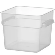 Pojemniki kuchenne - Pojemnik spożywczy do przechowywania żywności z podziałką 5.7 l 235 x 235 x 180 mm - Hendi 870921 - miniaturka - grafika 1