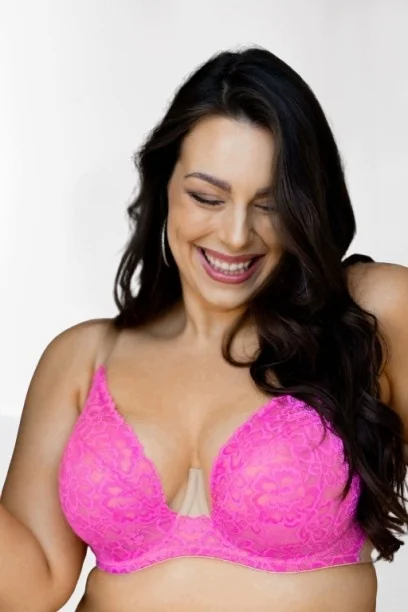 BIUSTONOSZ CRAZY PINK SOFT 19249 - RÓŻOWY, 95D MEDIOLANO