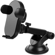 Uchwyty samochodowe do telefonów - Fixed Uchwyt na telefon Matic XL 15W FIXMAT-XL-BK Czarny - miniaturka - grafika 1