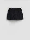 Spódnice - Reserved - Jeansowe spódnico-szorty - szary - miniaturka - grafika 1