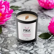 Świece - FIKA Candles - Świeca sojowa - Pudrowa Piwonia - 270 ml - miniaturka - grafika 1