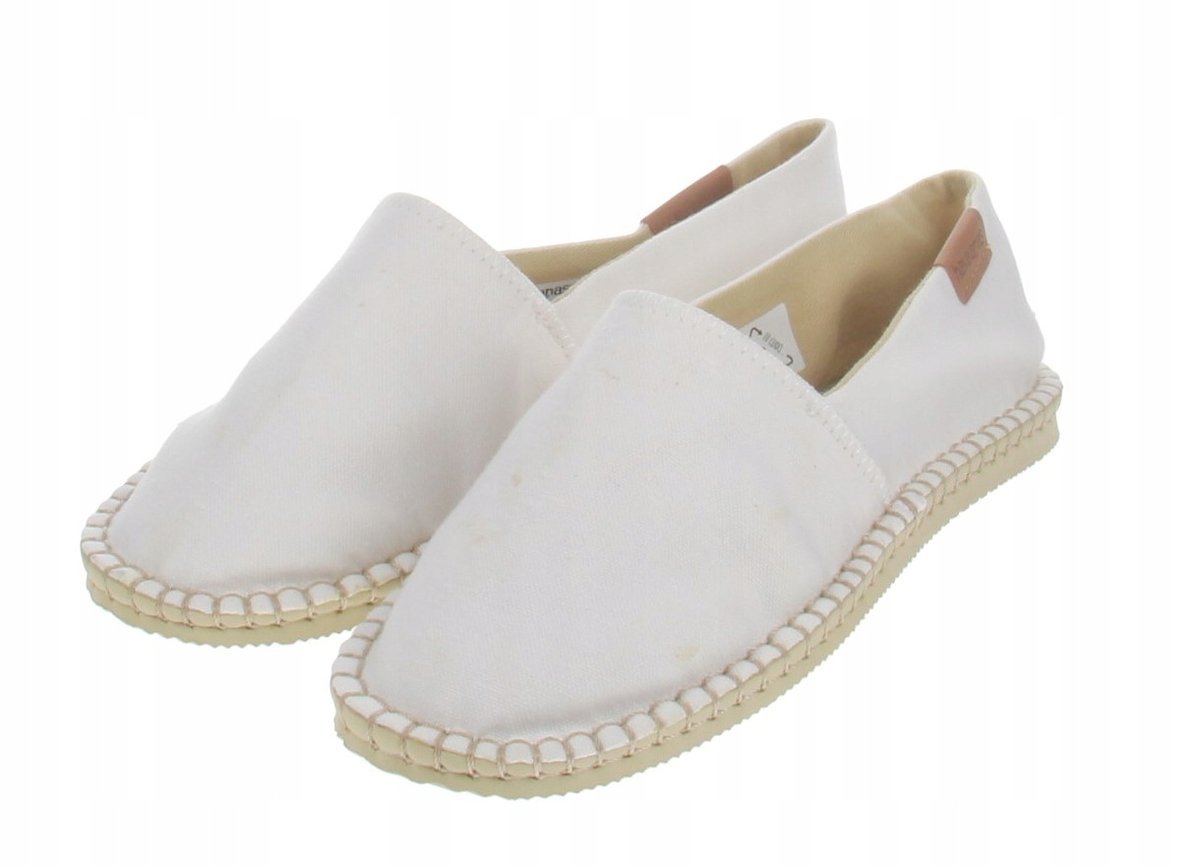 HAVAIANAS ESPADRYLE DZIECIĘCE BIAŁE PŁASKIE 34 1J1A